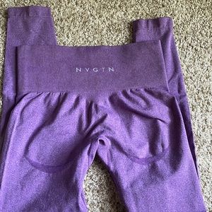 Nvgtn Purple Contour Leggings